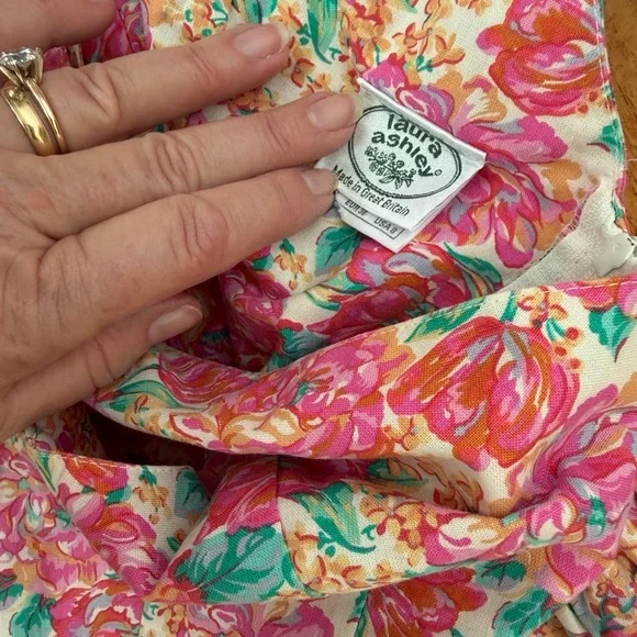 Vintage Laura Ashley Dress 8 - Picture 13 of 16